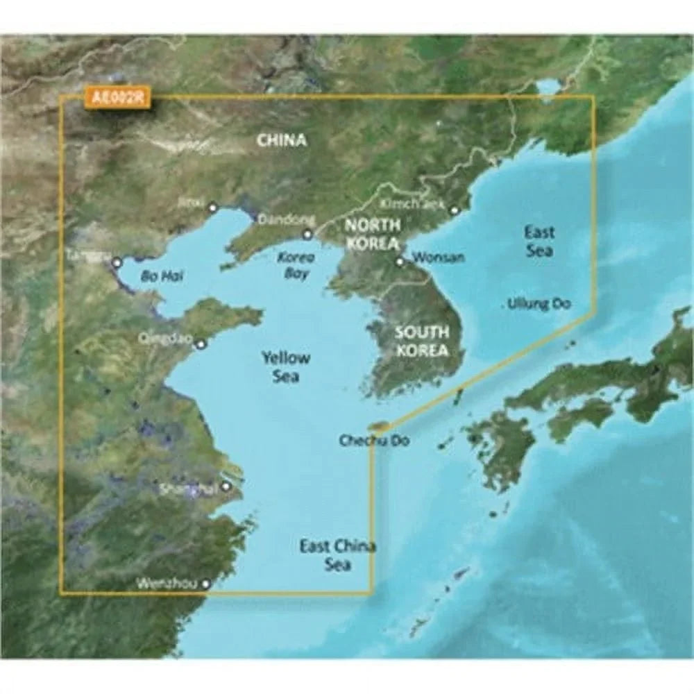Garmin BlueChart® g3 Vision®  -  - Yellow Sea - microSD™/™