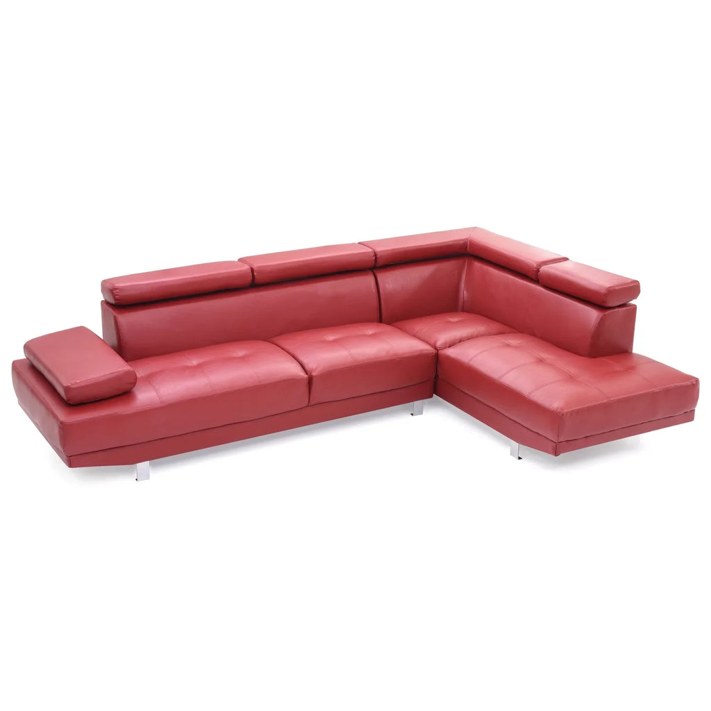 Homestock Antique Ambiance - Sectional ( 2 Boxes) , Red
