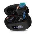 UrbanX True Wireless Bluetooth Earbuds + Charging Case, Black, Dual Connect,  Water Resistance, Bluetooth 5.2 Connection, Balanced, Bass Boost Compatible with Lenovo  Youth