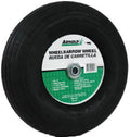 4.00 x 6" Ribbed Tread Wheelbarrow Wheel Assembly 13" ." Hub Length, Each