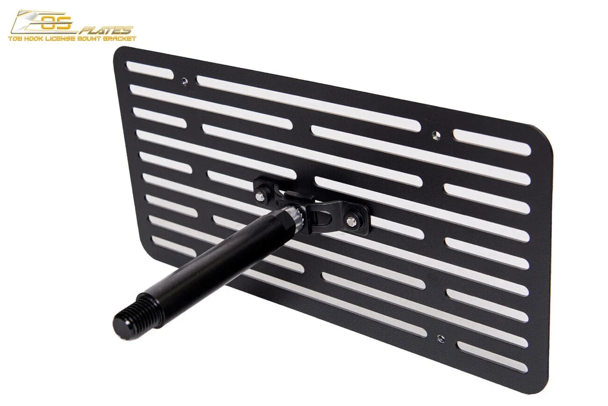 Extreme Online Store Replacement for 2016-Present Mazda Miata  |  Plate Version 2 Full Sized Front Bumper Tow Hook License Relocator Mount Bracket