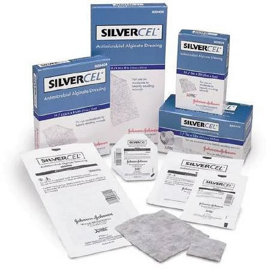 Antimicrobial Alginate Dressing Silvercel  2  2 Inch Sterile - Box of 10