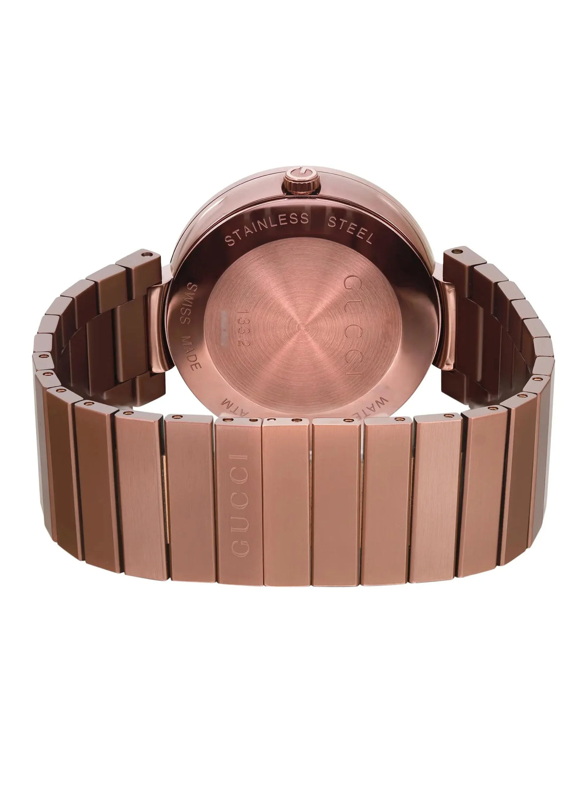 New Gucci Interlocking   42mm Steel Brown Dial Men Quartz Watch