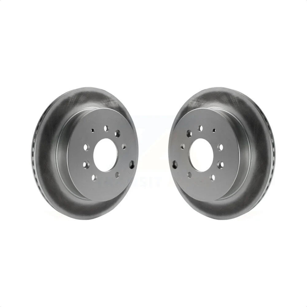 Rear Coated Disc Brake Rotors Pair For Ford Edge Mazda -7 Lincoln  -100587