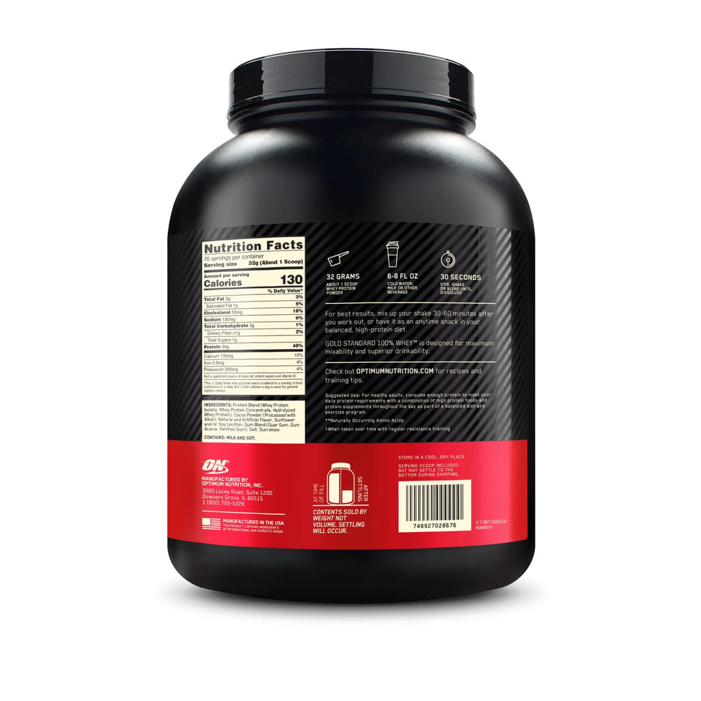 Optimum Nutrition, Gold Standard 100% Whey Protein Powder, Chocolate Mint, 4.94 lb, 70 Servings