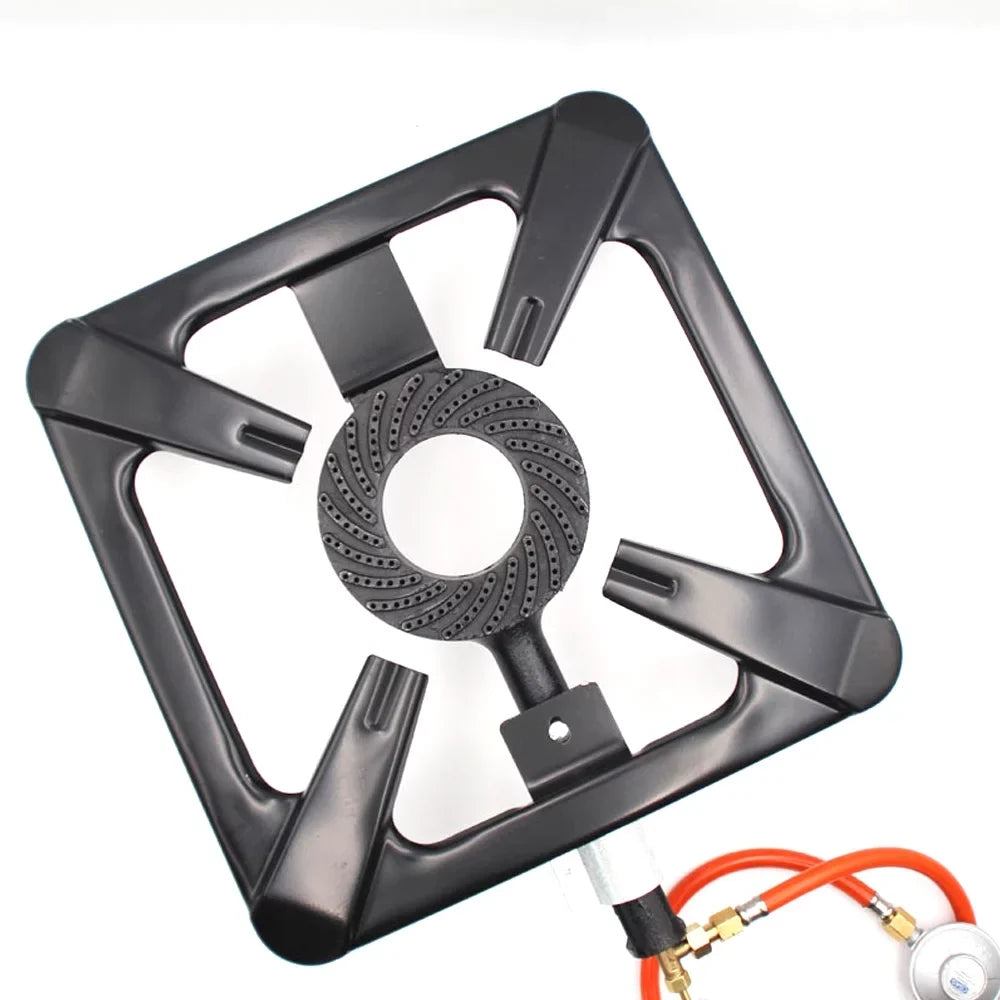 Nebublu Propane Gas Cooker - Single Cast Iron Stove for Camping , Portable and Efficient