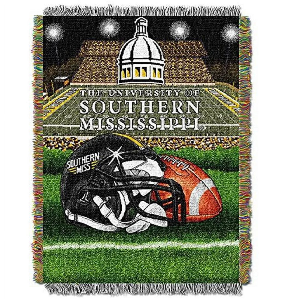 Southern Mississippi Eagles  Woven Tapestry Throw (Home Field Advantage) (48"x60")