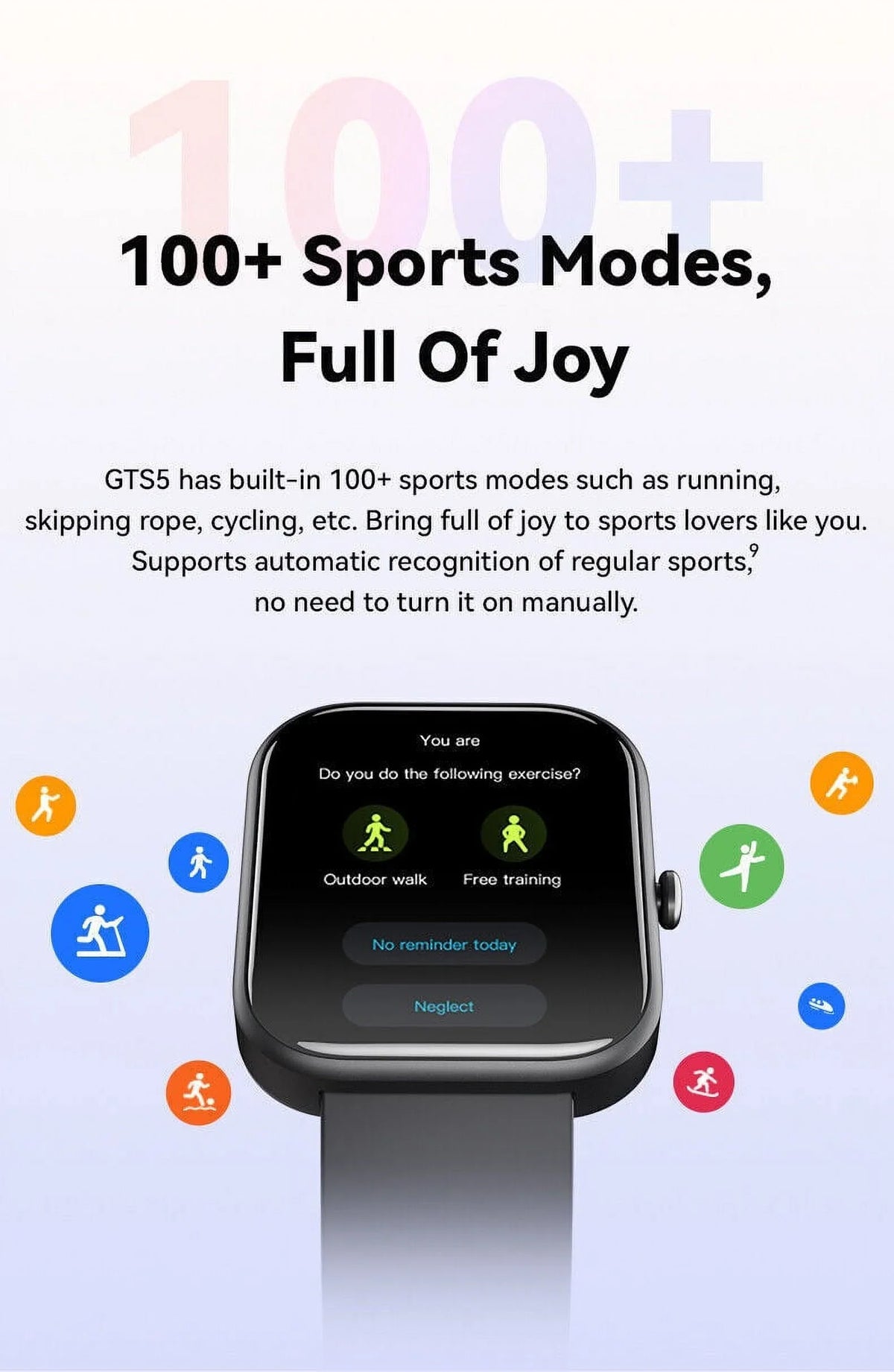 Smart Watch Blood Pressure Fitness Tracker Women Men for Android and iOS Black