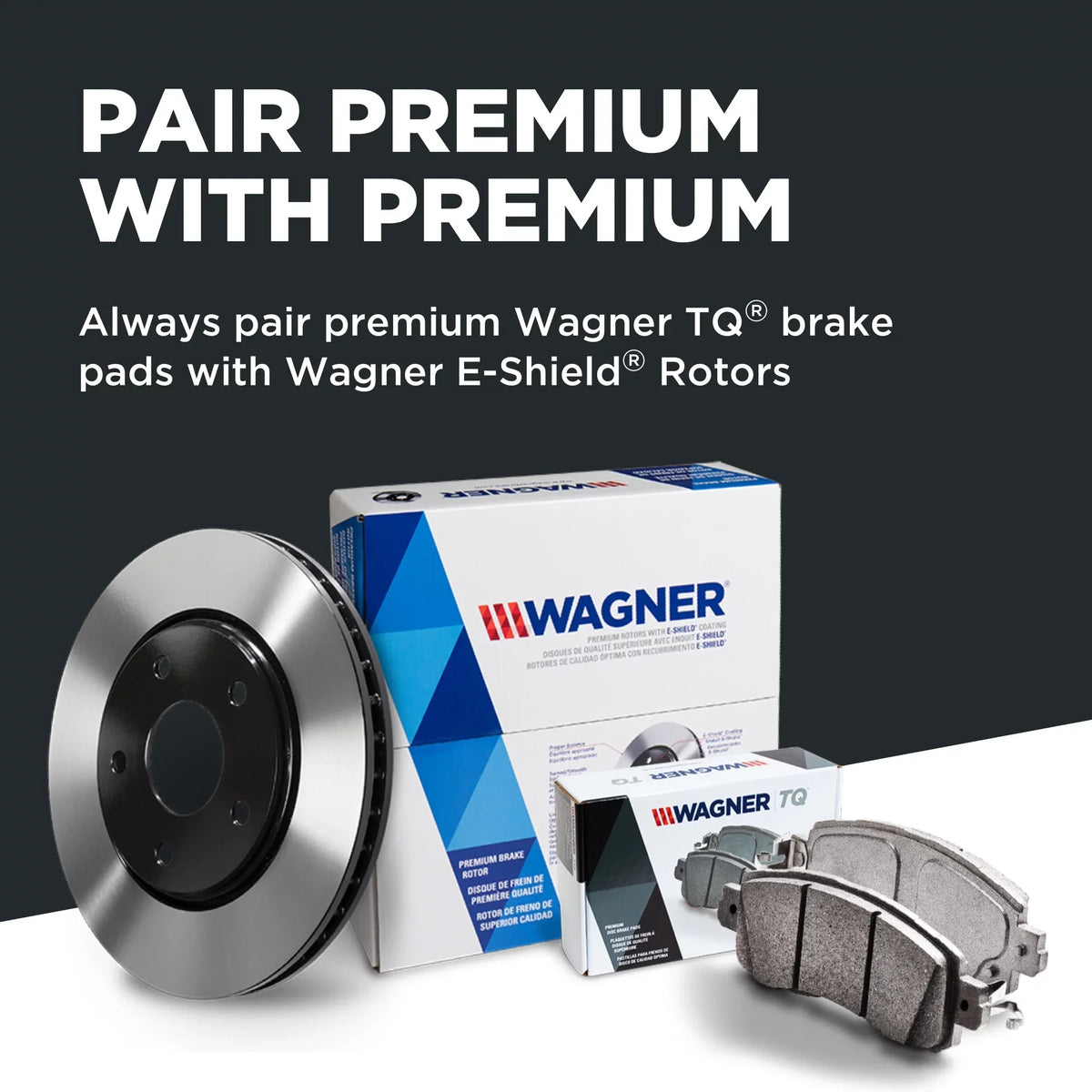 Wagner Brake ThermoQuiet Ceramic Disc Brake Pad Set Fits select: 2009-2014  , 2011