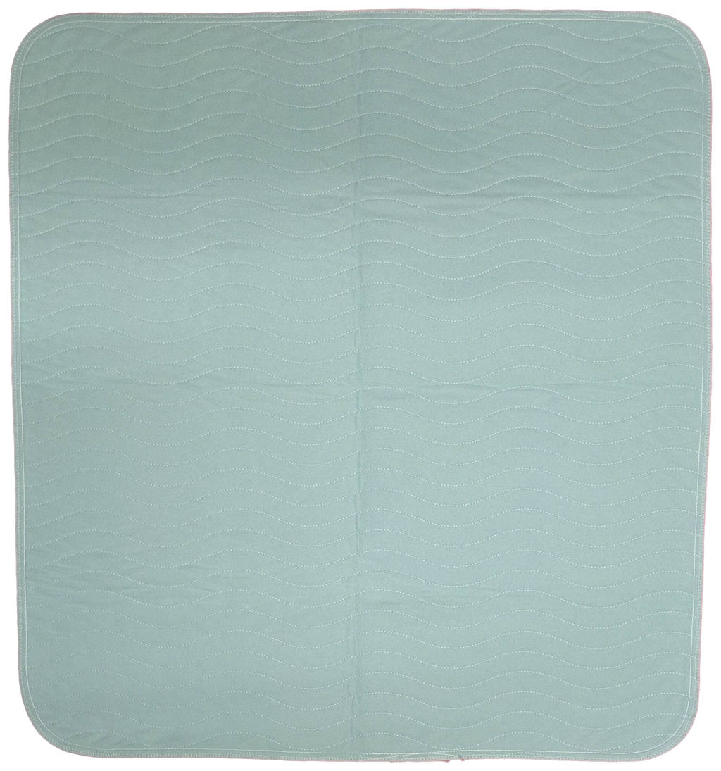 12 Pack Bed Pad Washable Incontinence Underpad - Absorbent Waterproof Urinary Protection for Seniors Children 34 x 36 Blue/Green