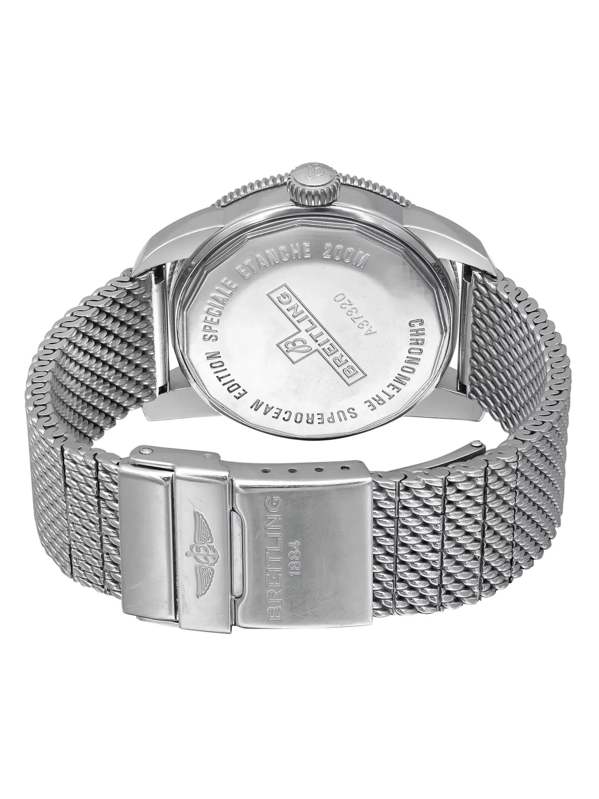 Breitling SuperOcean Heritage 38mm Steel Black Dial Mens Watch -