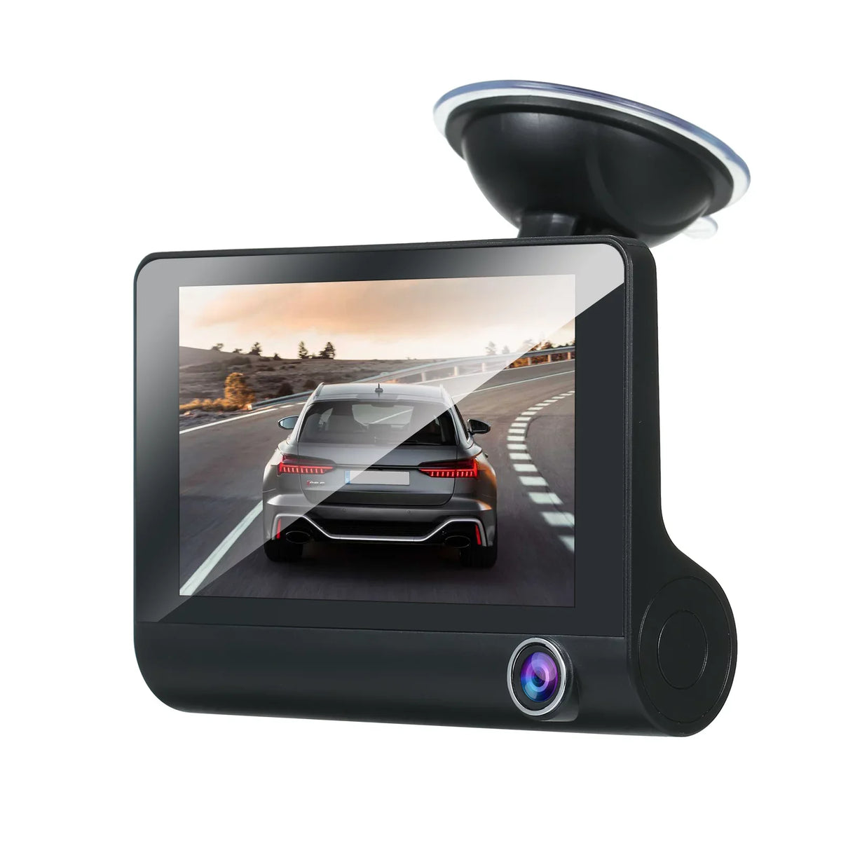 Capture Every Detail， Nebublu Dash Cam, 1080P Full  Front and Rear Dual Camera, 4 Inch  Screen, Loop Recording, Motion Detection, Parking Monitor!