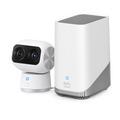 eufy Security Indoor Cam  with HomeBase 3, Dual Cameras, 4K  Resolution Security Camera with 8× Zoom and 360° , Human/Pet , Dual-Band Wi-Fi 6