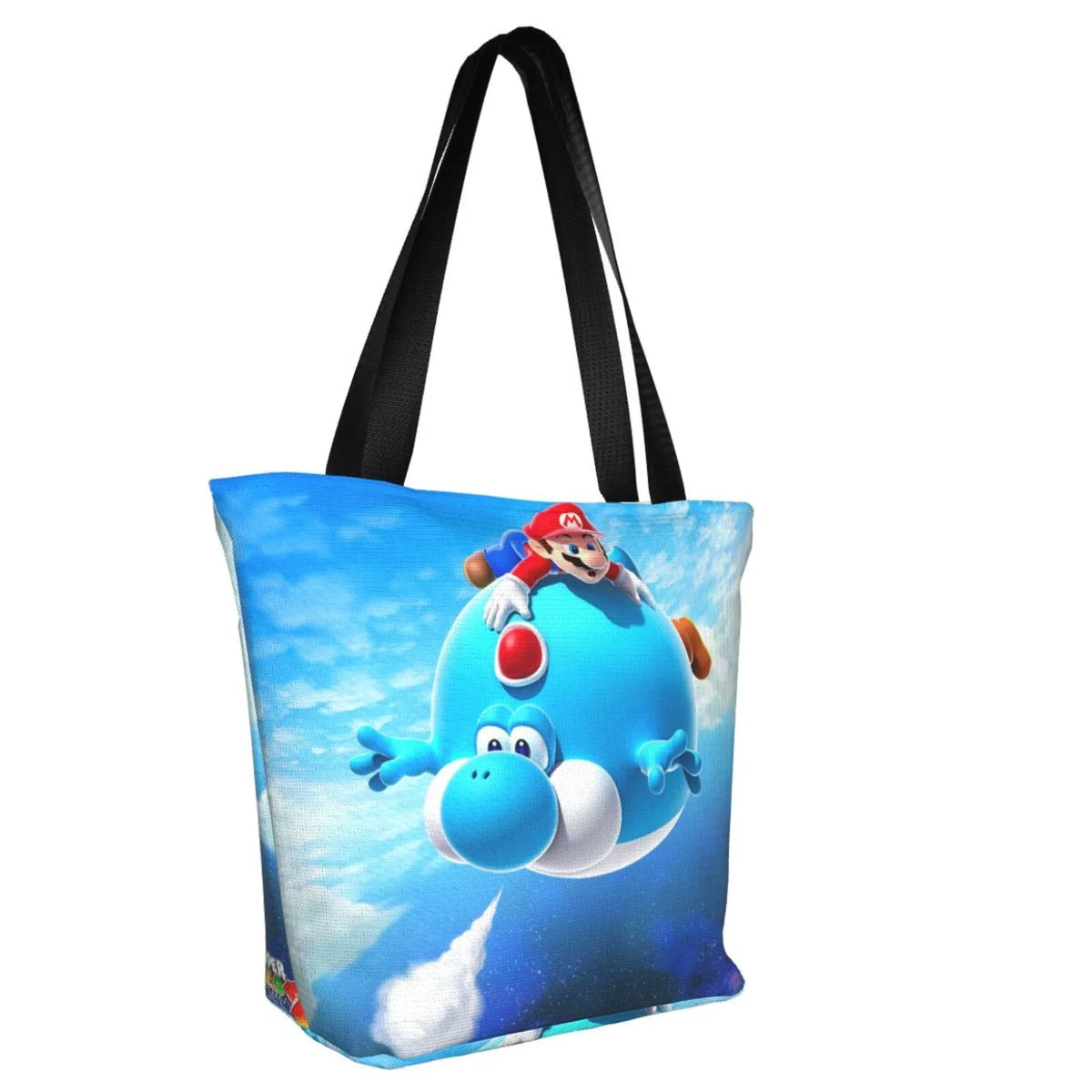 Game Super Mario Galaxy Women's Tote Bag Large Capacity Shoulder Handbag For Travel Beach Shopping Business Work School