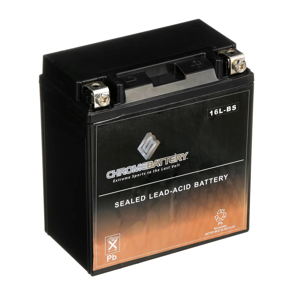 Chrome Battery - (16L- 12 Volt,14 Ah, 230 ) Jet Ski Battery for Yamaha Wave Runner 2005