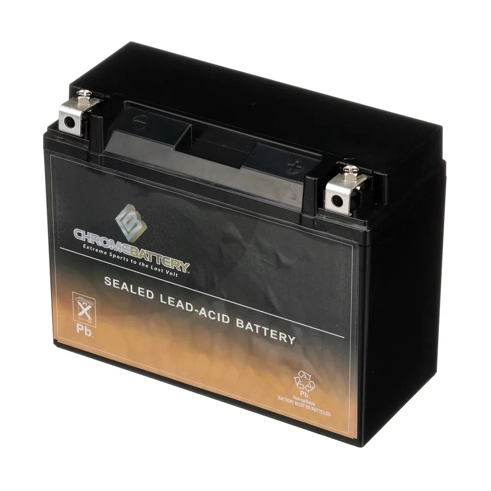 Chrome Battery -n18l-a3 (50-n18l-a3 12 Volt,20 Ah, 260 Cca) Power Sports Battery replaces Gtx18l-bs M6250h 44006