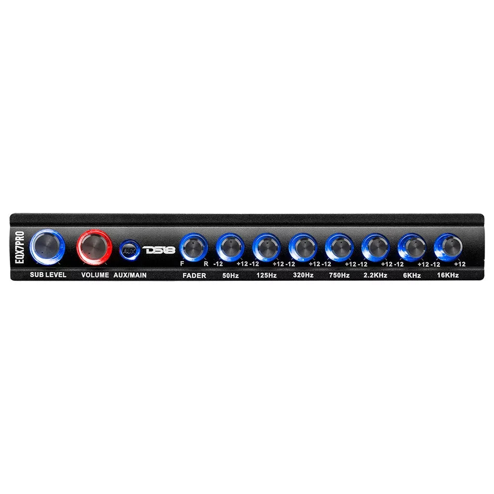 7 Band Pro Car Audio Graphic Equalizer Passive Subwoofer Crossover