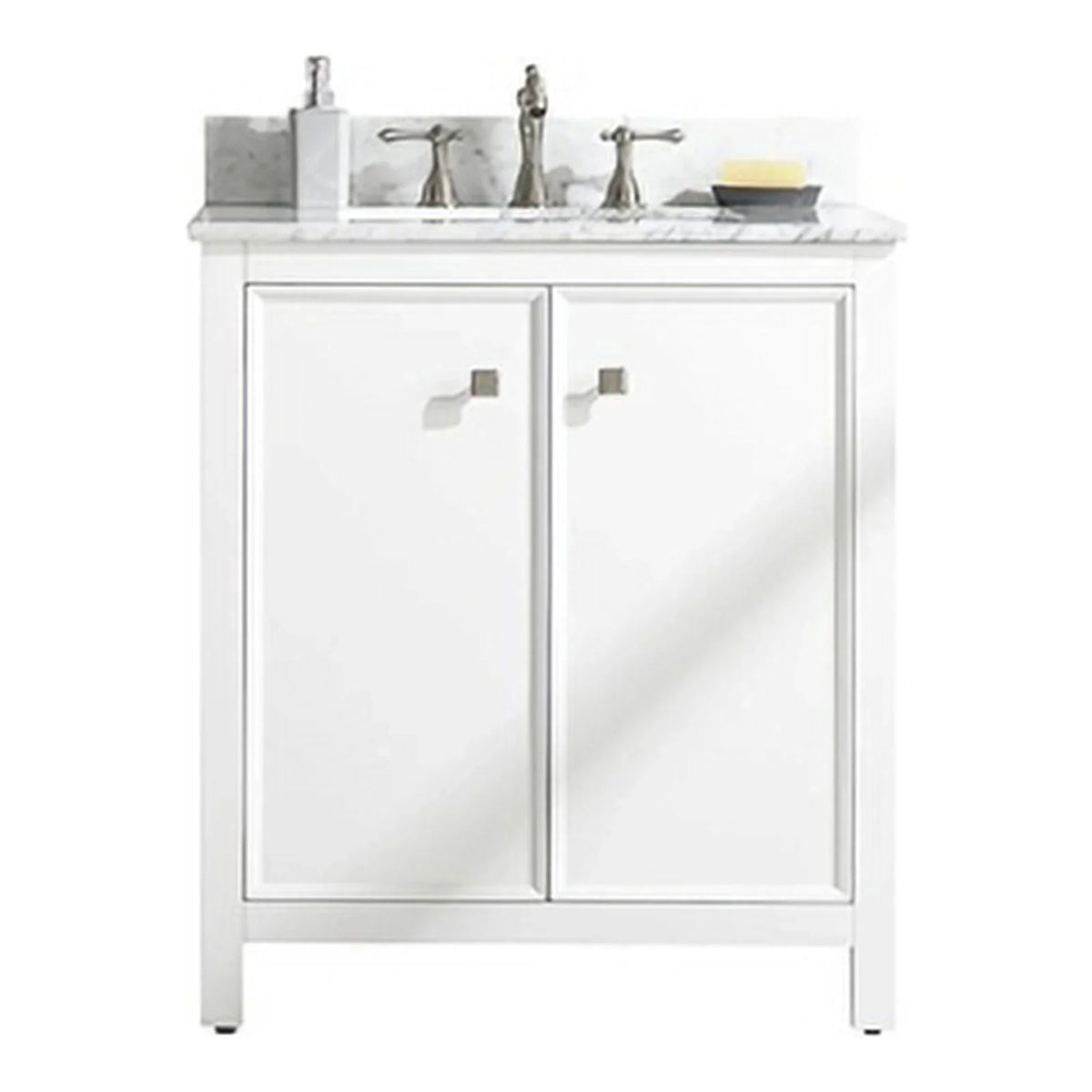 Legion Furniture 30" Contemporary /Veneer Wood Sink Vanity Cabinet - White