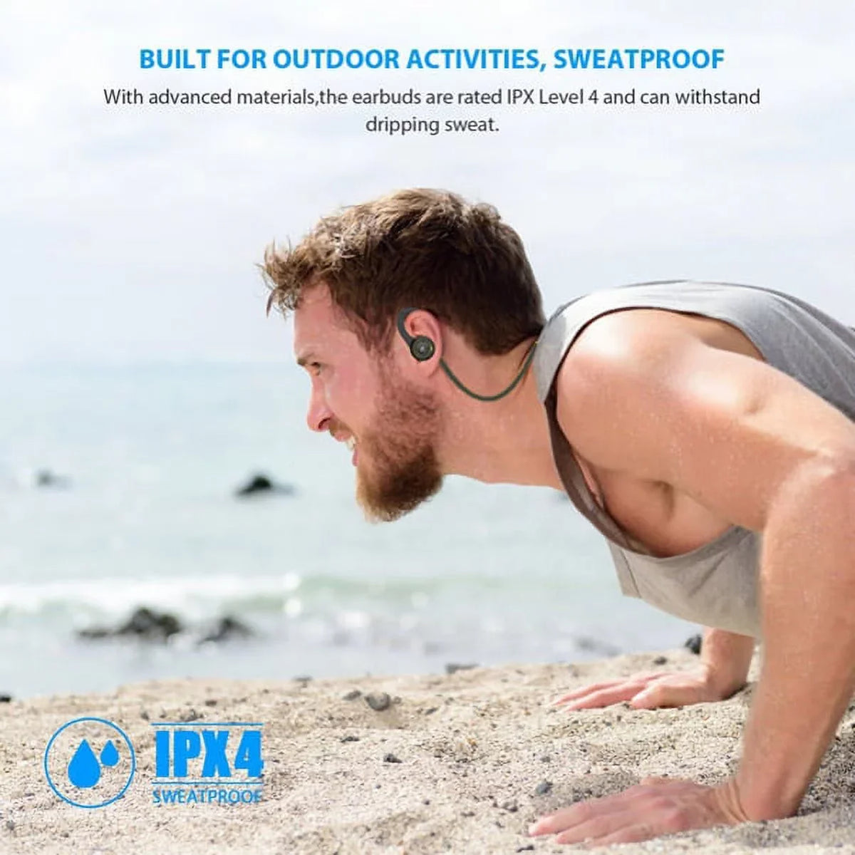 Wireless Headset for Samsung Galaxy Tab / 10.5" (2021)/ 10.4" (2020) - Sports Earphones Hands-free Mic Neckband Headphones for Galaxy Tab / 10.5" (2021)/ 10.4" (2020)