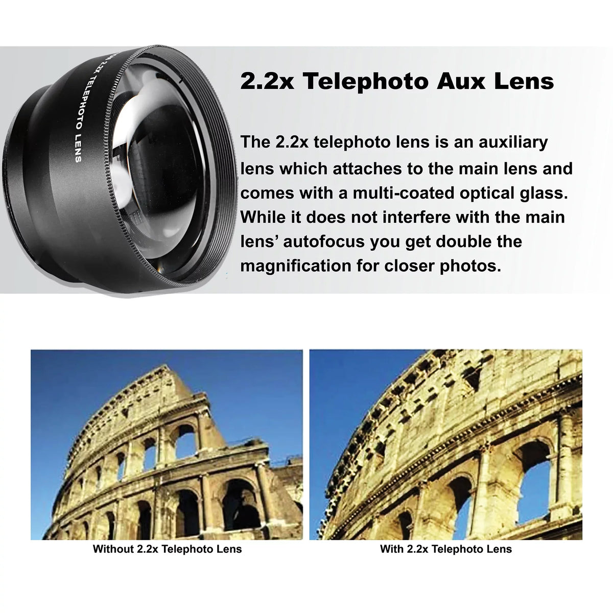 Canon   Mirrorless Digital Camera with  24-105mm  + 75-300mm Lens + Mount Adapter + 2 Pack SanDisk 32GB + ZeeTech Accessory