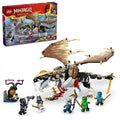 Egalt the Master Dragon Action Figure, Hero Toy Battle Set with 5 Ninja Minifigures for Group or Independent Play, Dragon Toy Gift Idea for Boys and Girls Ages 8 and Up, 71809