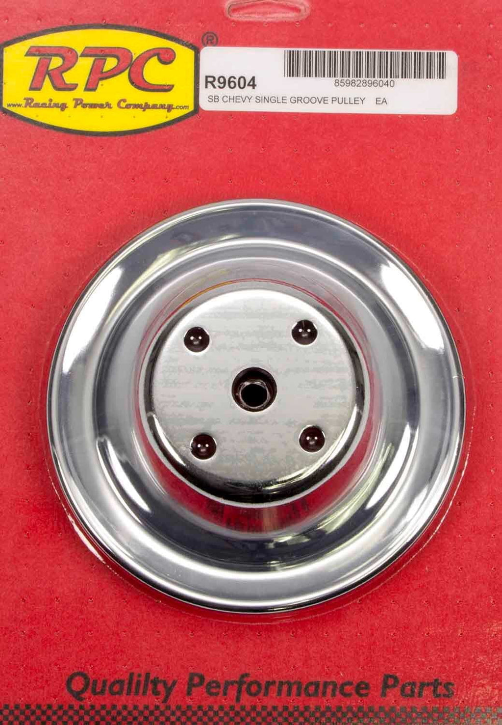 Racing Power Company  Chrome Lwp Pulley For Small Block Chevy