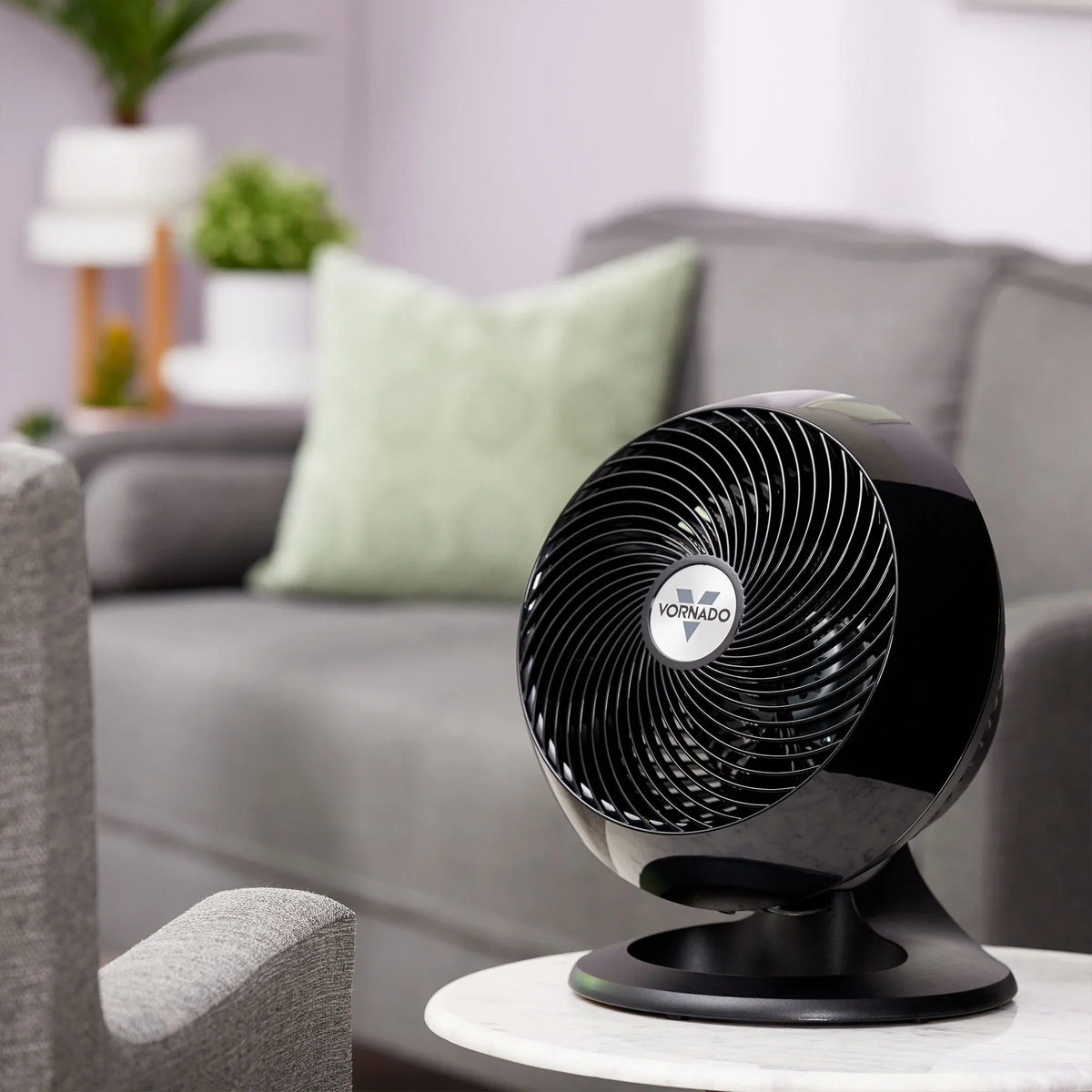 Vornado 660 Large 4 Speed Vortex Whole Room Air Circulator Floor Fan, Black