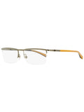 Chopard Men's Gunmetal Rectangular Eyeglass Frames -509-56
