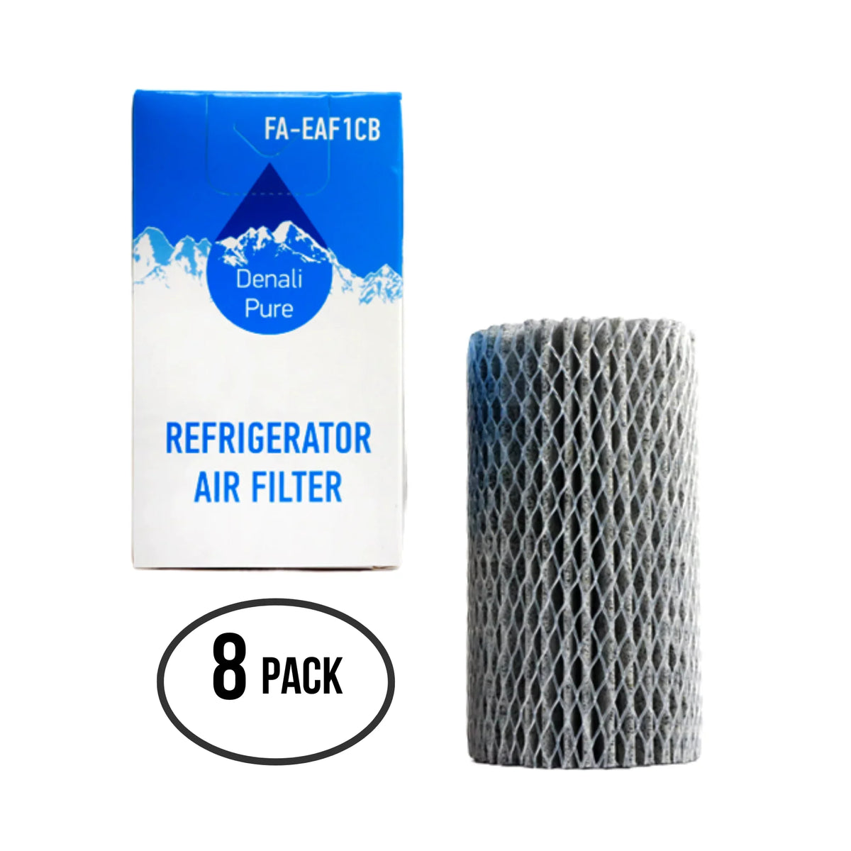 8-Pack Replacement for Electrolux  Refrigerator Air Filter - Compatible with Electrolux , 46-9917 Fridge Air Filter