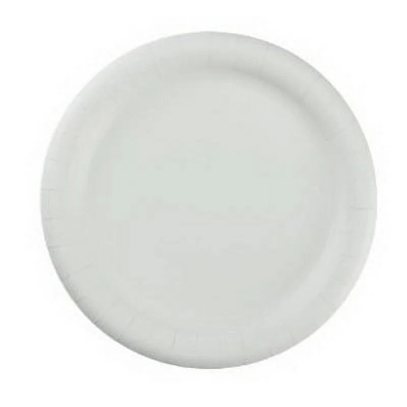 Dixie® () 8.5” Basic Basic Paper Dinnerware Plates by   (Georgia-Pacific), White, 500 Count (125 Plates Per Pack, 4 Packs Per Case)