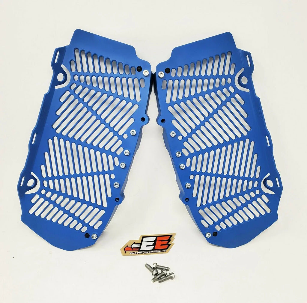 Enduro Engineering Custom Blue Radiator Guards Billet for 16-21 /Husqvarna