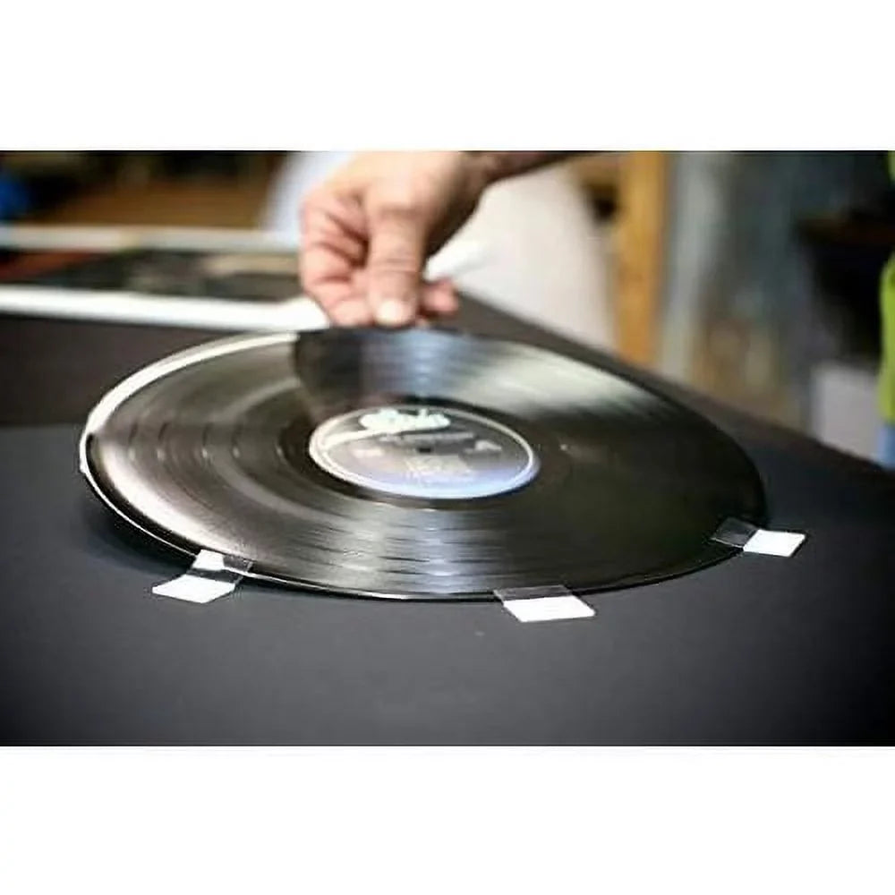Picture Disc / 12"  Vinyl Record Frame Display Black Matting (Brushed Frame)