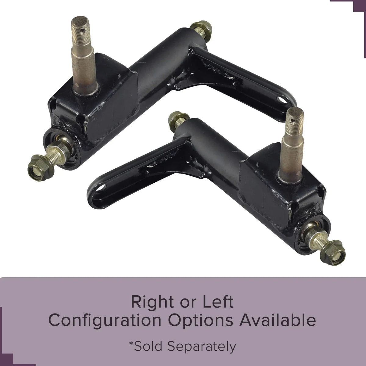 AlveyTech Spindle Steering Knuckle for the Coleman  196cc 6.5 Hp Go-Kart Part, 4-Wheeler, Right