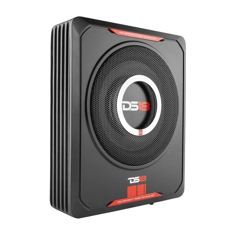8" Amplified Subwoofer Slim 2 Ohm 1 x 150 Watts  High Efficiency