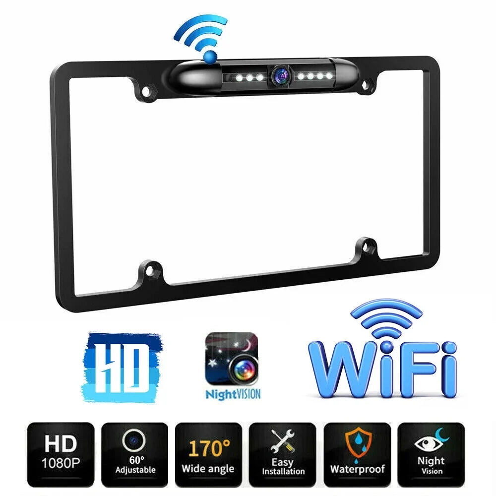 Onemayship High Definition Rear View Backup Camera - Clear Images -  Waterproof - Universal Fit - Night Vision