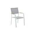 Modern Lightweight Dining Chair with Steel Frame and Textilene Fabric