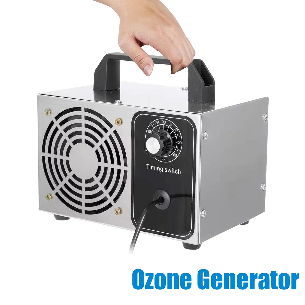 28g/h Ozone Generator Machine -  Air Deodorizer for Home, Kitchen, Office, and Car Use