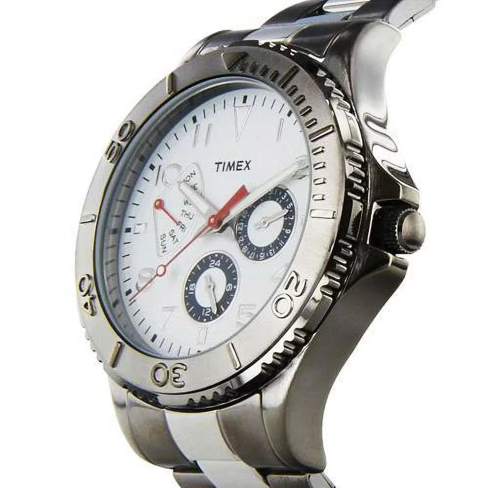 Timex Mens  Ameritus Retrograde Two Tone Watch
