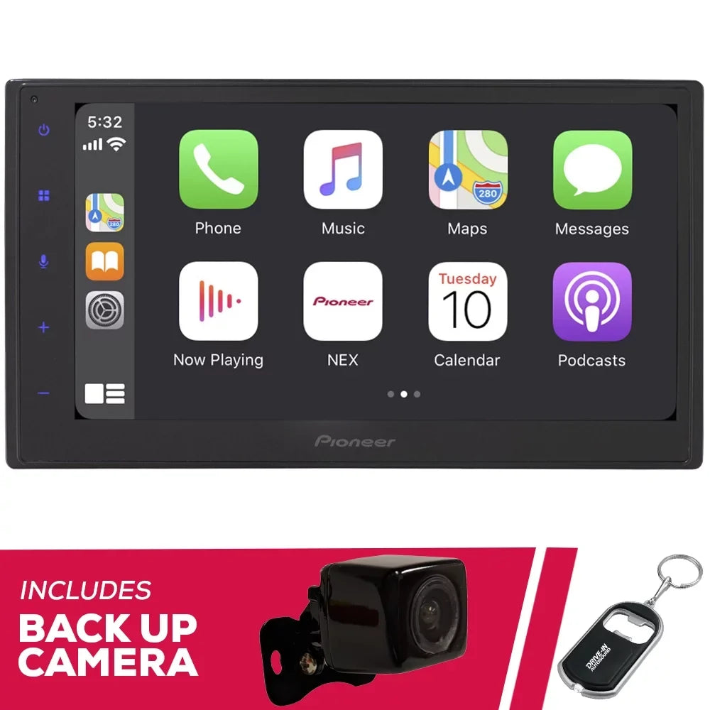 Restored   Pioneer -1770NEX 6.8" Digital Media Receiver with Backup Camera (Refurbished)