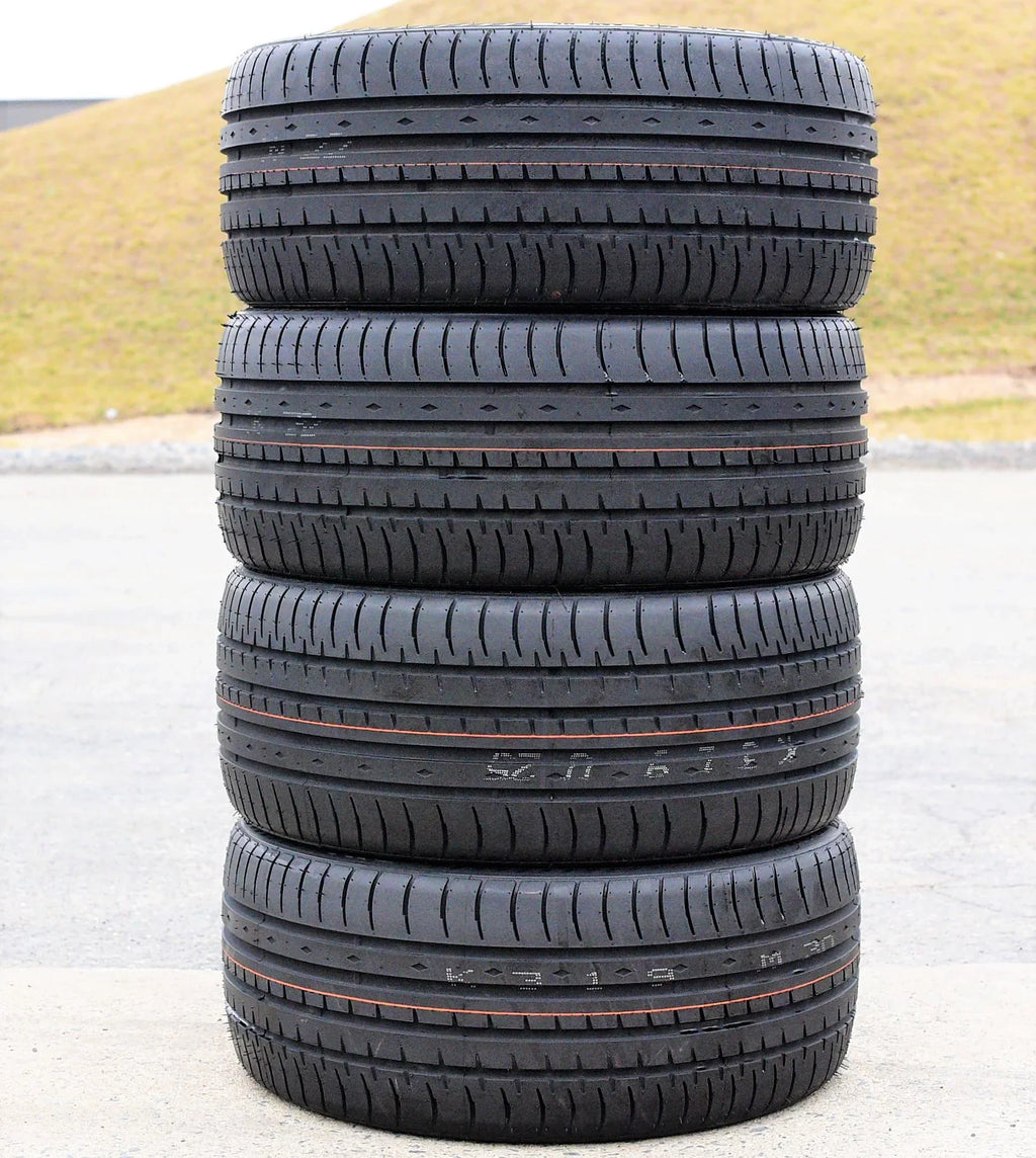 Pair of 2 () Accelera Phi 255/45ZR18 255/45R18 103Y  / High Performance Tires Fits: 2005-13 Toyota Tacoma -Runner, 2007-10 Ford Mustang Shelby