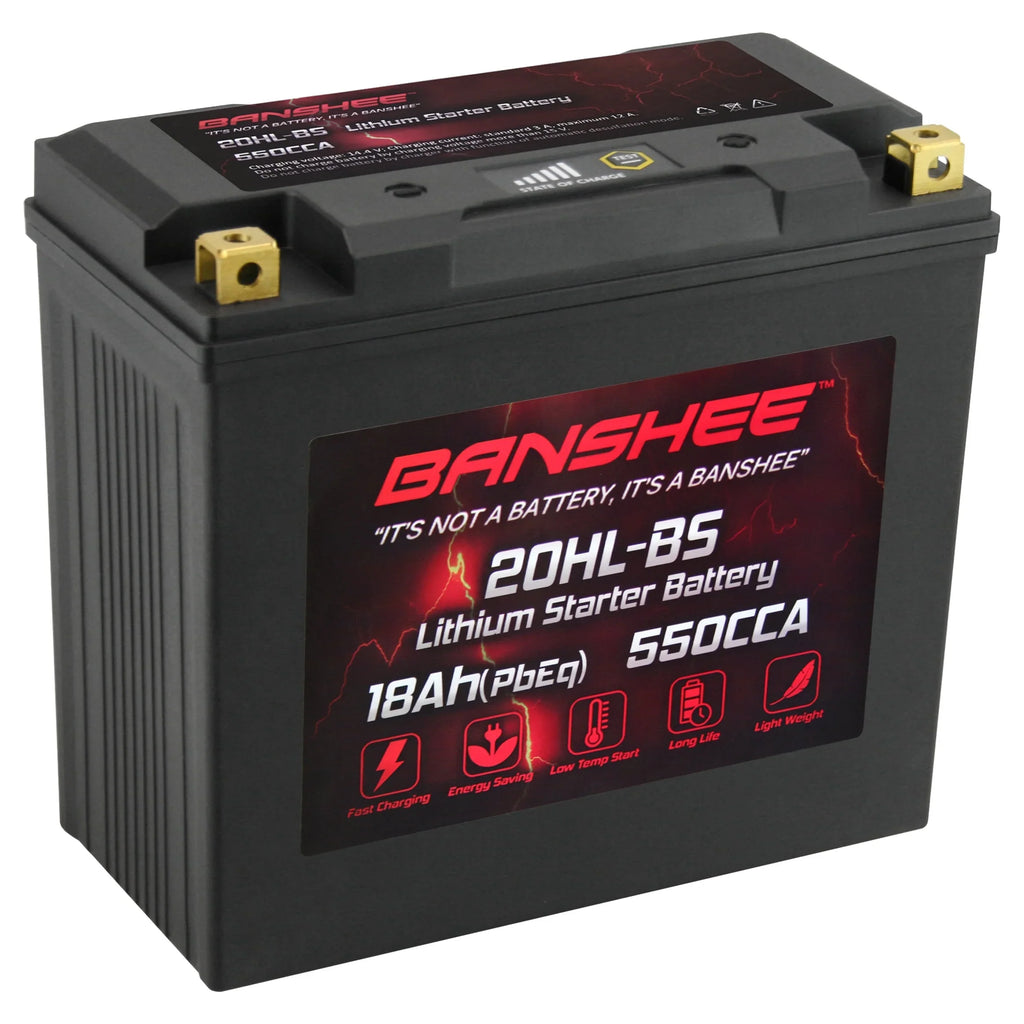 Banshee - LiFePO4 Motorsports Battery Compatible with American Iron Horse Ranger 2001 to 2002