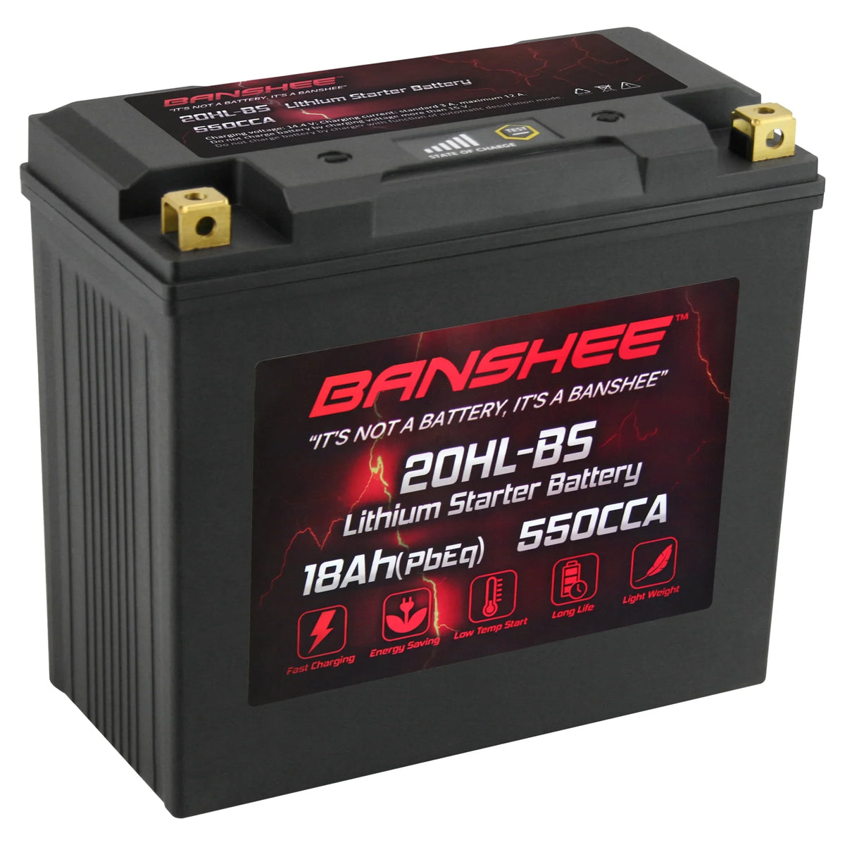 Banshee - LiFePO4 Motorsports Battery Compatible with American Iron Horse Ranger 2001 to 2002