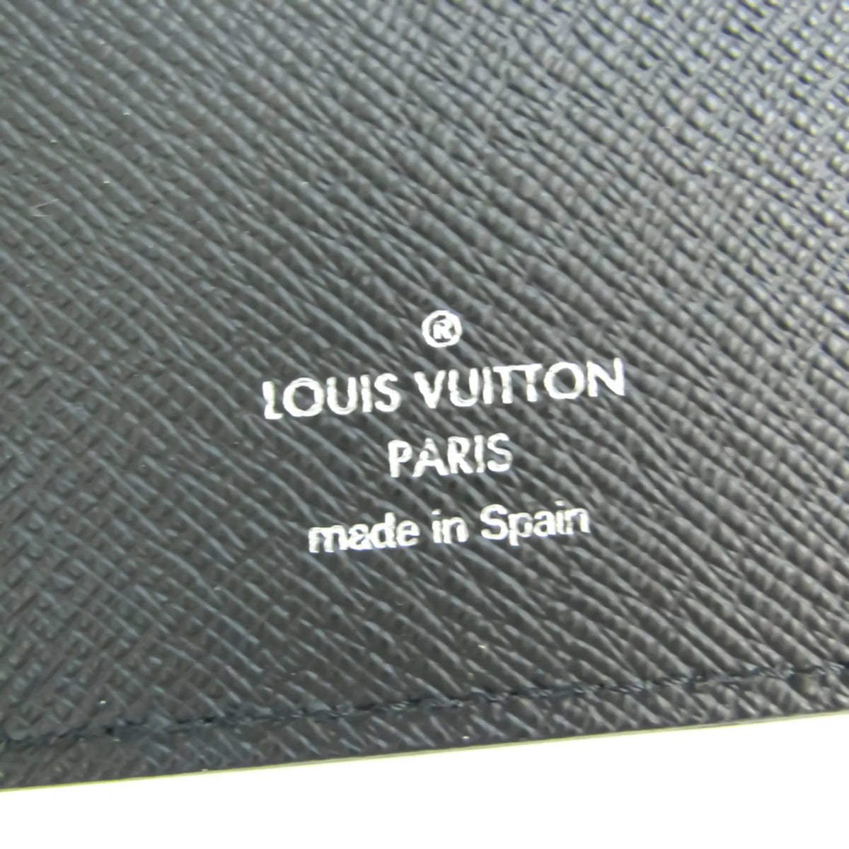 Pre-Owned Louis Vuitton Epi Portefeuille Brazza  Men's Epi Leather Long Wallet (bi-fold) Noir (Good)