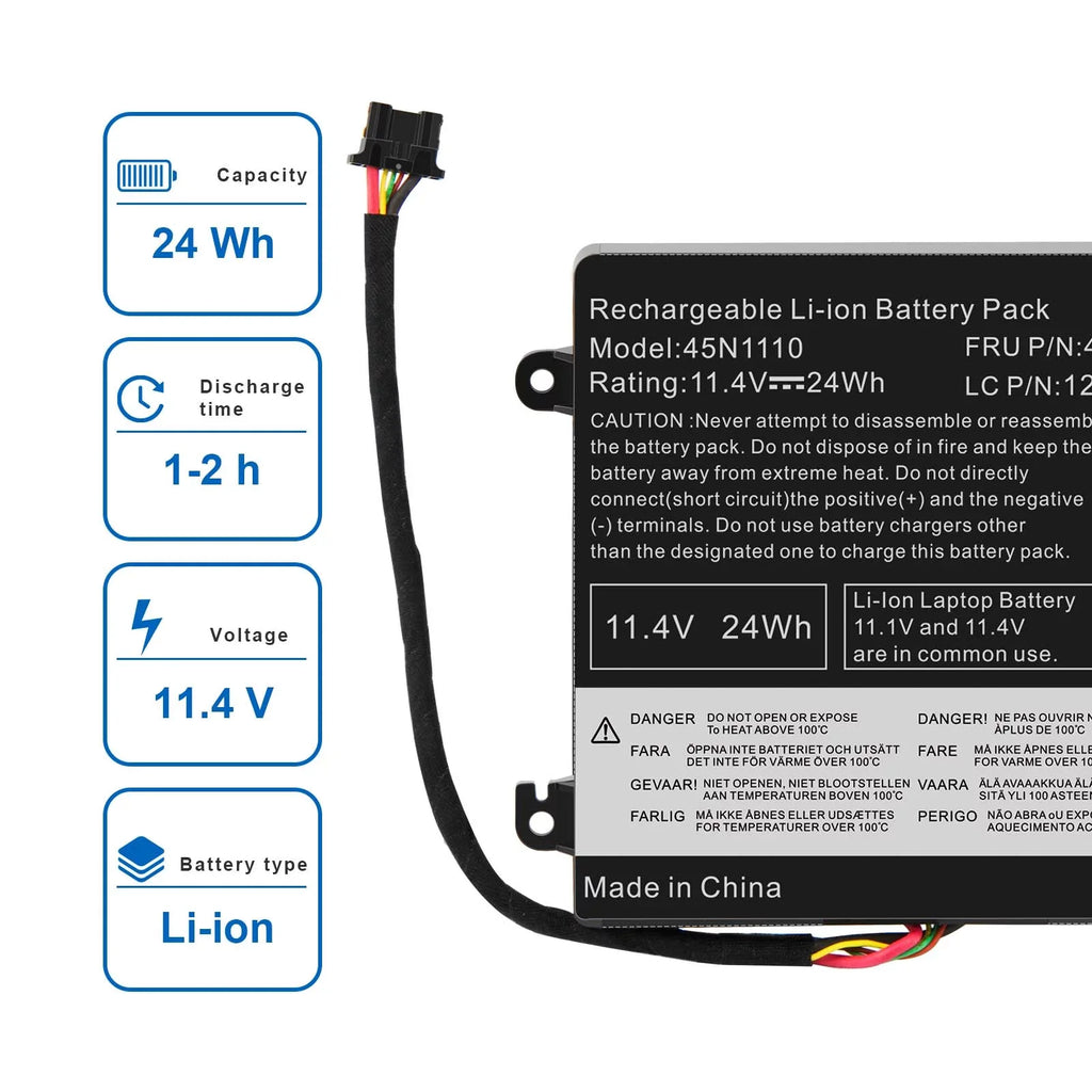 Battery   For Lenovo ThinkPad   45N1108