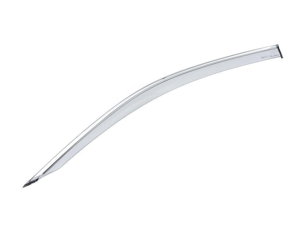 Wellvisors Side Window Visors Wind Deflectors Rain Guard With Chrome Trim for 2019 2020 2021 2022 2023 2024   /  3-847BM015