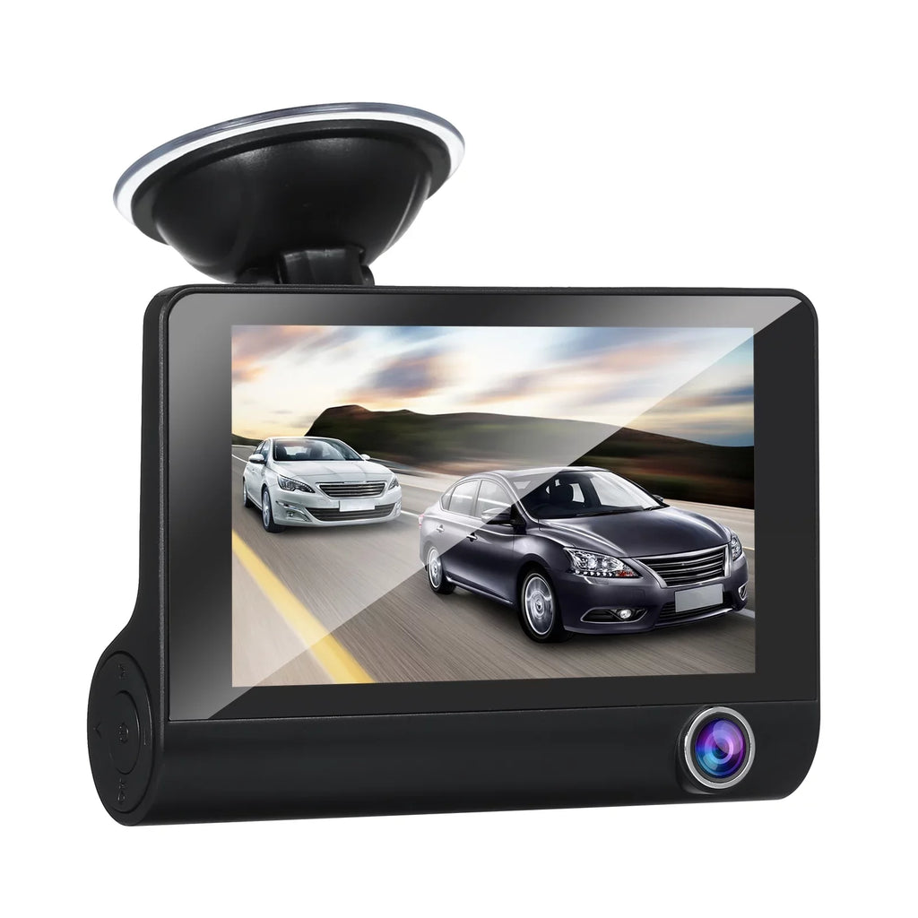 Capture Every Detail， Nebublu Dash Cam, 1080P Full  Front and Rear Dual Camera, 4 Inch  Screen, Loop Recording, Motion Detection, Parking Monitor!