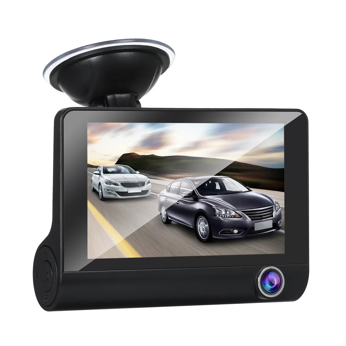 Capture Every Detail， Nebublu Dash Cam, 1080P Full  Front and Rear Dual Camera, 4 Inch  Screen, Loop Recording, Motion Detection, Parking Monitor!
