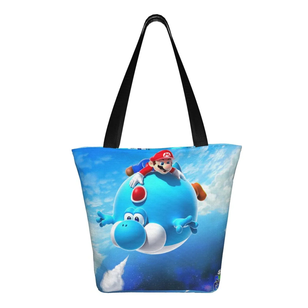 Game Super Mario Galaxy Women's Tote Bag Large Capacity Shoulder Handbag For Travel Beach Shopping Business Work School