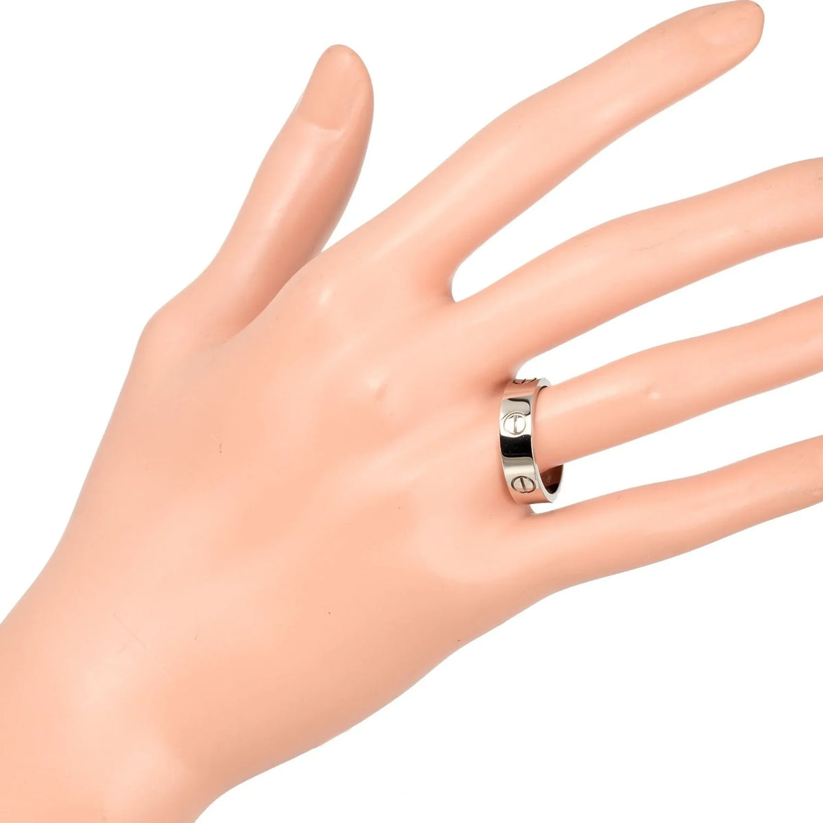 Pre-Owned Cartier  Love No. 15 Ring   White Gold Approx. 7.9g  (Good)