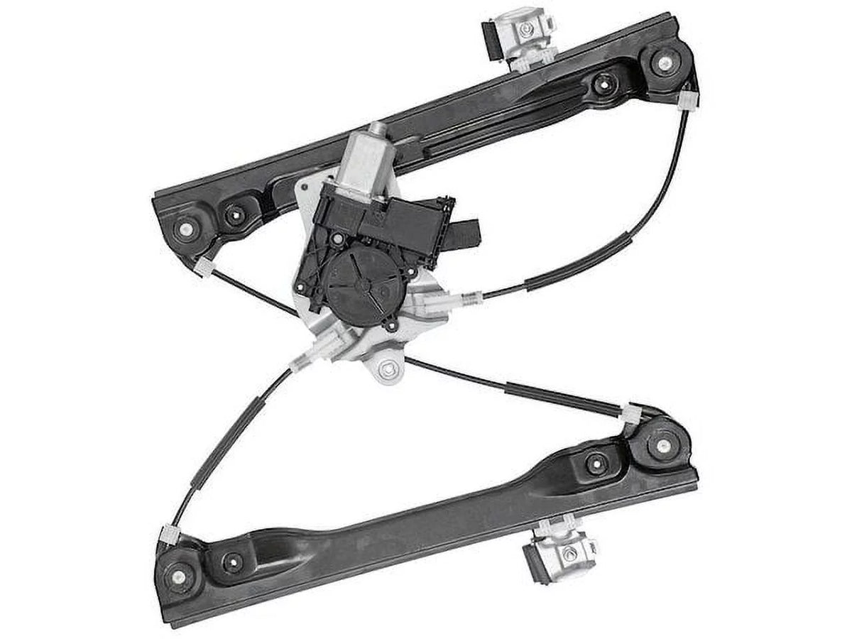 Front Left Driver Side Power Window Motor and Regulator Assembly - 7-Pin Connector - Compatible with 2011 - 2015 Chevy Cruze (with Express Up and Down) 2012 2013 2014
